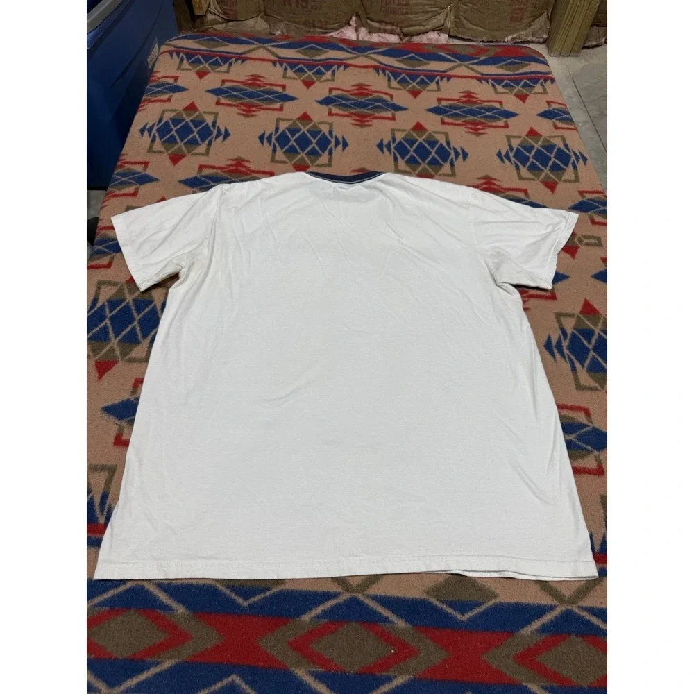Vintage 90s Polo Ralph Lauren Kayak Oar T-Shirt XL Men's White‎ Short Sleeve